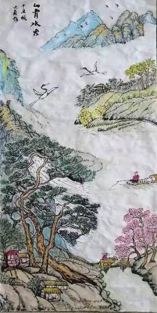 郭秀兰作品3《山青水秀 》